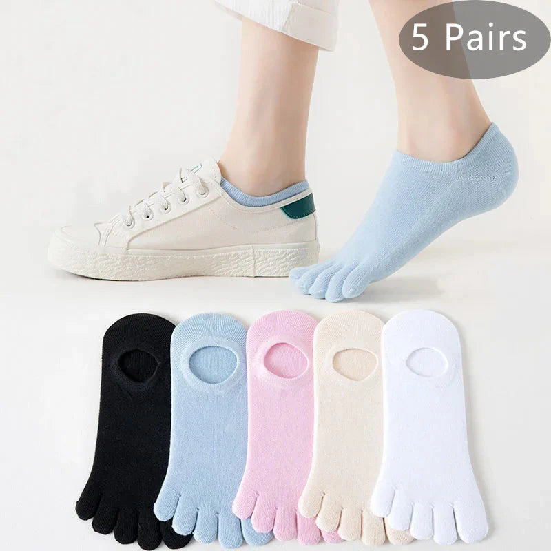 Calcetines de Dedos, Cortos pequeños (5 Pares)