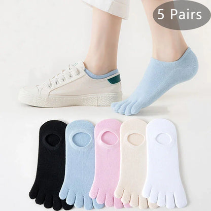 Calcetines de Dedos, Cortos pequeños (5 Pares)